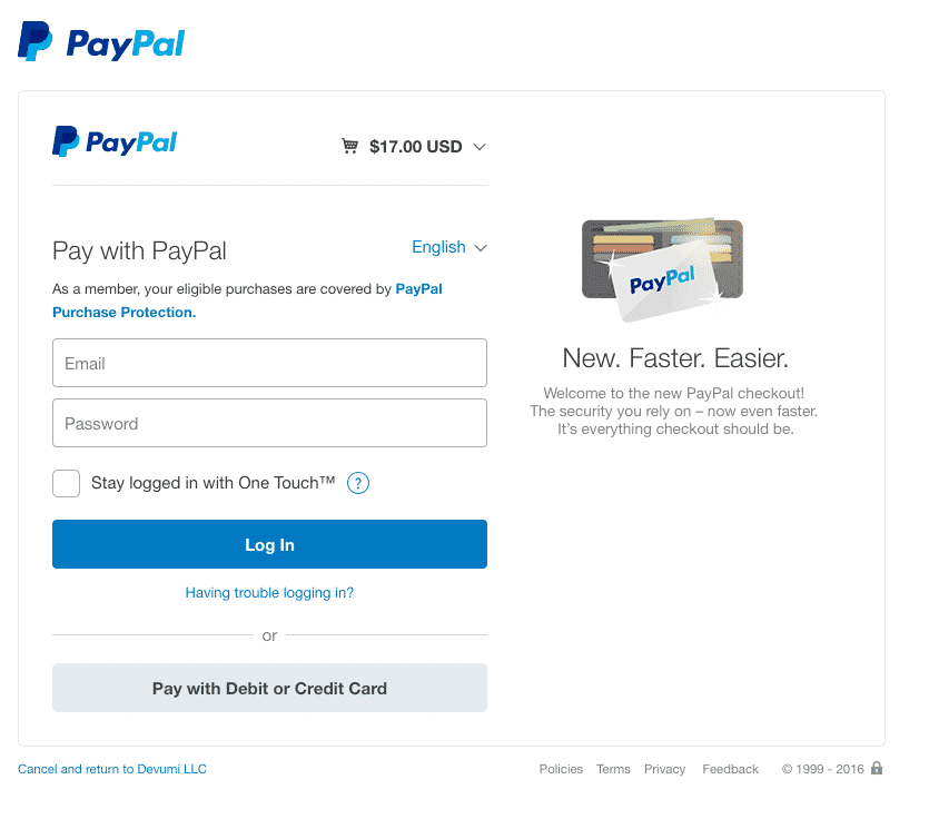 Devumi paypal 1