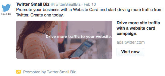 twitter promoted tweet example