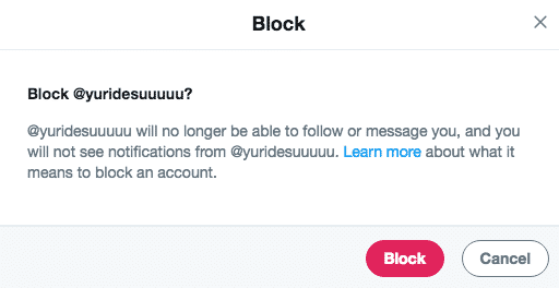 block twitter user