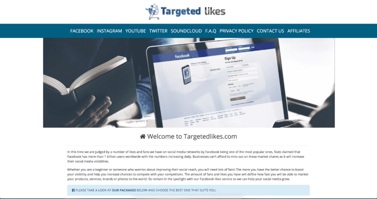 TL landing page