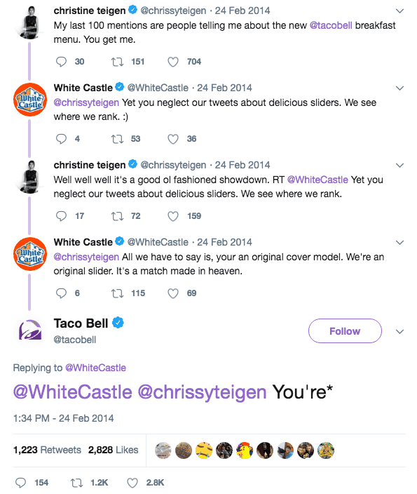 funny brands on twitter taco bell