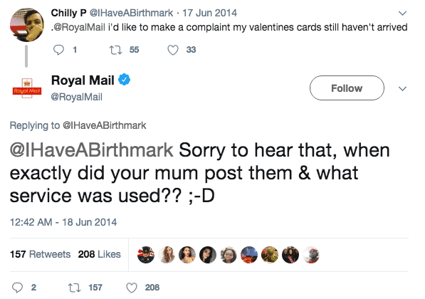 funny twitter brands royal mail