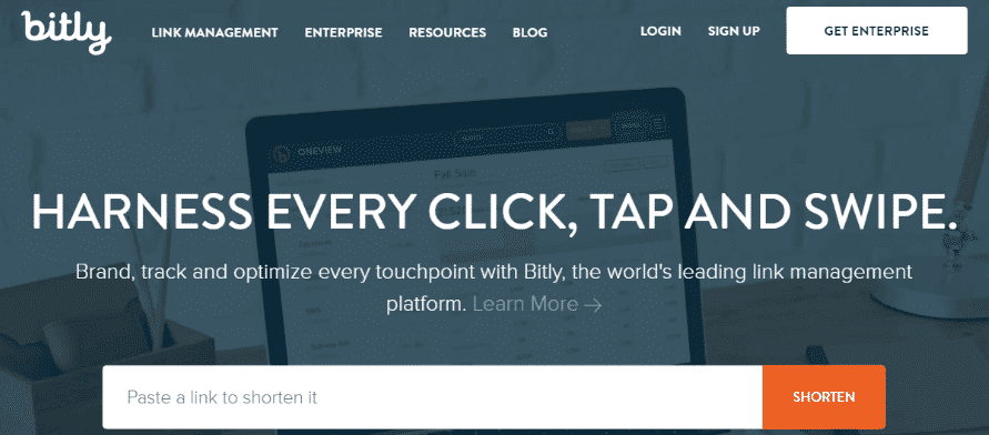 bitly link shortening app twitter