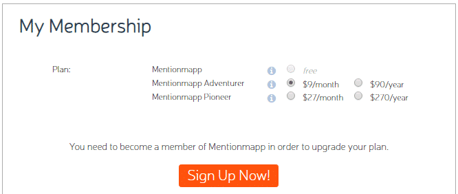 Mentionmapp pricing