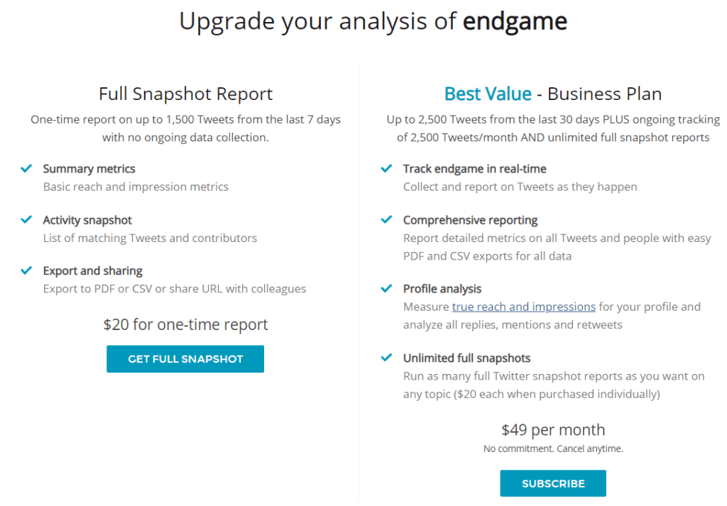 TweetReach Analytics Upgrade