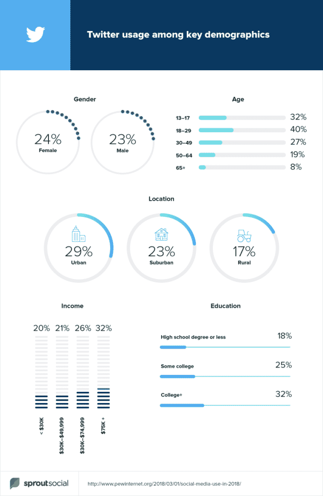 twitter follower statistic and demographics
